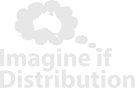 Imagine If Distribution logo grayscale